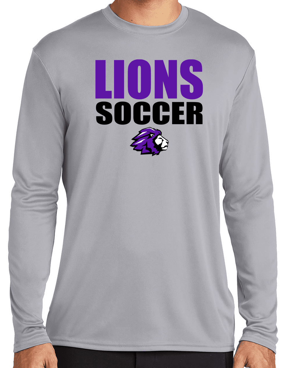 Trinity Lions Soccer Cotton & Dri Fit T-Shirt Apparel — Trinity